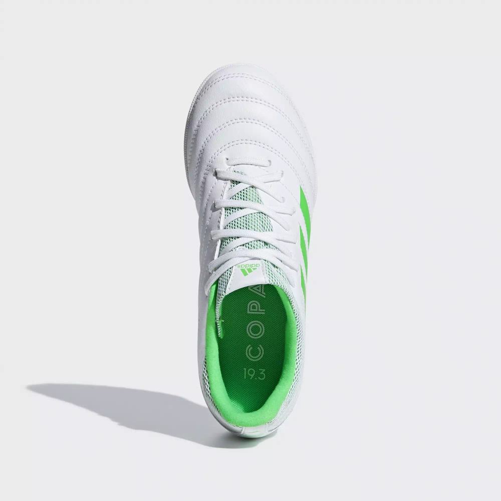 Adidas Copa 19.3 Turf Tenis De Futbol Blancos Para Niño (MX-44004)